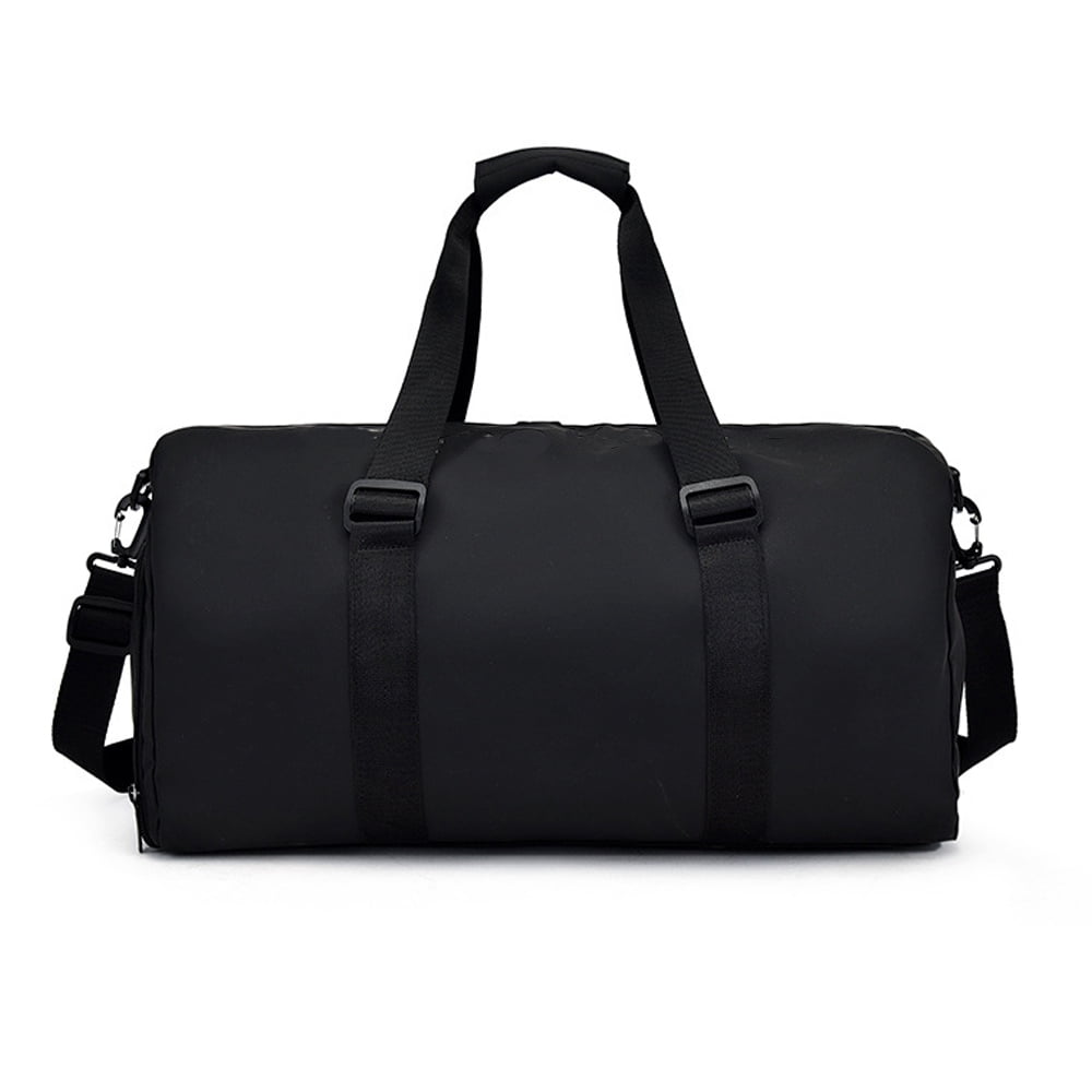 ZUEVI Sports Gym Duffel Bag - Waterproof Weekender Bag With Shoe Compartment & Wet/Dry Separation, Light Blue