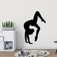 thumbnail image 1 of Sports Gymnastics Lady Wall Stickers Modern Art Wall Decoration Decor Living Room Bedroom Removable Wall Decal Mural 57x85cm, 1 of 4