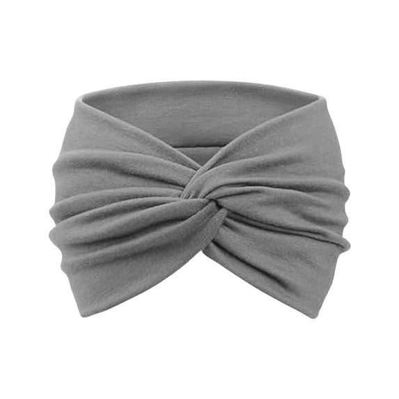 Wide-Brimmed Sports Headband, Sweat-Absorbing Headband, Foldable Non-Slip Elastic Hairband with Color Block Geometric Patterns, Breathable Lightweight and Comfortable for Workout and Daily Use