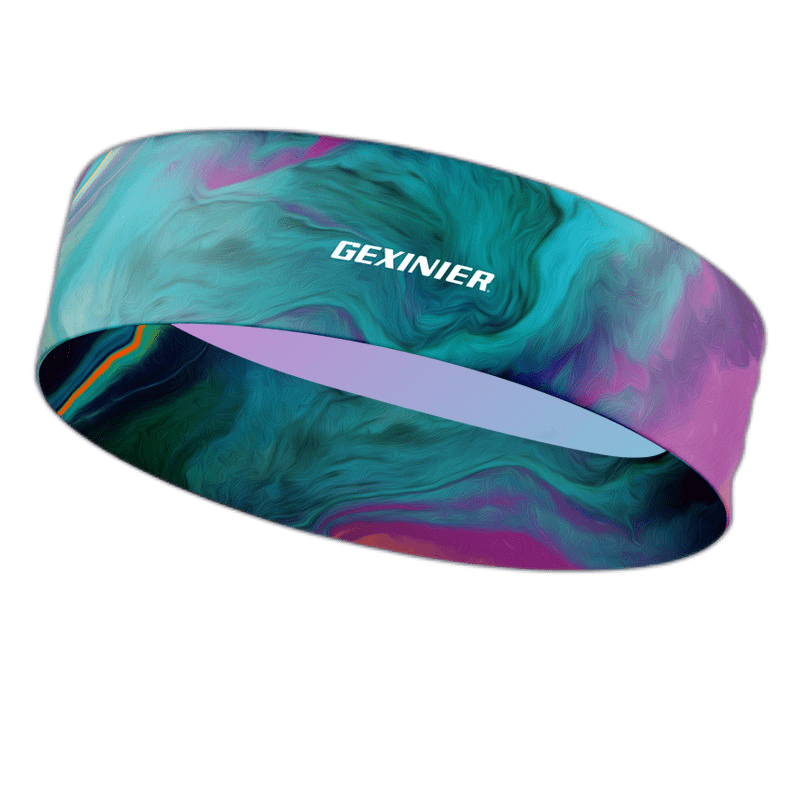 Sports Hair With A Male Head With A Female Sweat Absorbing Belt Sweat