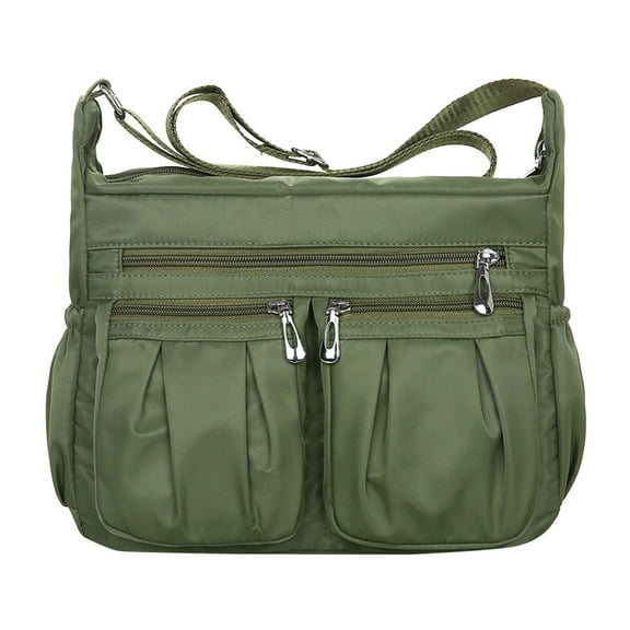 Sports Handbag for Men Women Multiple Pockets Crossbody Tote Top Handle Canvas Fashion Satchel for Work Travel Daily Use