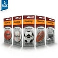 thumbnail image 1 of Sports Hanging Car Air Freshener by HookUp - 5 Pack of Black Gold Scent | Unique Gift for Sports Fan - Teens, Men, Women | Car Accessory with Fresh & Long Lasting Fresheners Smell, 1 of 9