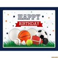 thumbnail image 1 of Sports Happy Birthday Party Photography Backdrop Props Child Boy Stadium Game Baseball Soccer Photo Studio Background ZQ-01, 1 of 5
