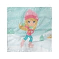thumbnail image 1 of Sports Head Scarf, Little Girl Skating, Head Wrap, 3 Sizes, by Ambesonne, 1 of 2