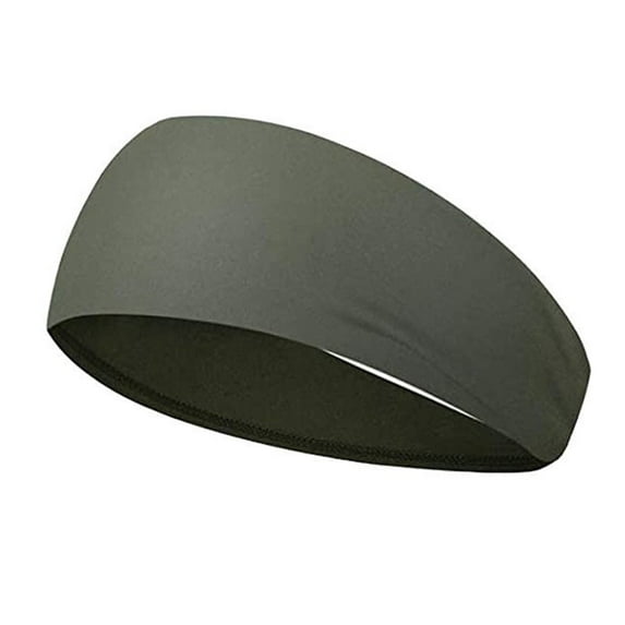 Sports Headband Green - Sports Headbands for Men (5 Pack) Wicking Workout Headband Sweatband Headbands for Running Cycling Football Yoga Hairband for Women and Men, Back to School, Makeup Organizers