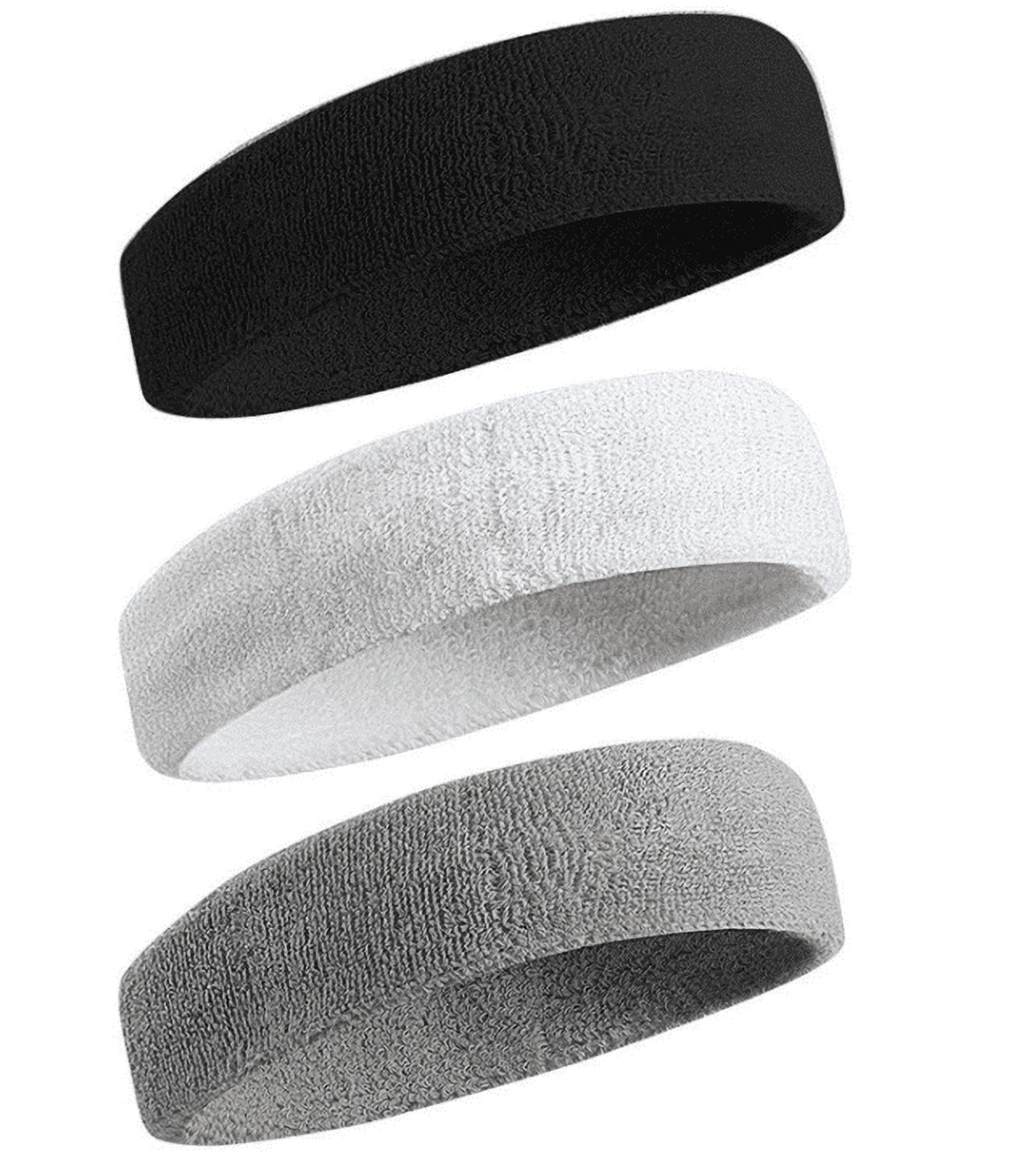 Solid White Athletic Headband