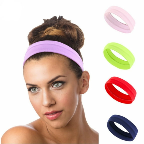Sports Headbands for Women, 5 Pack