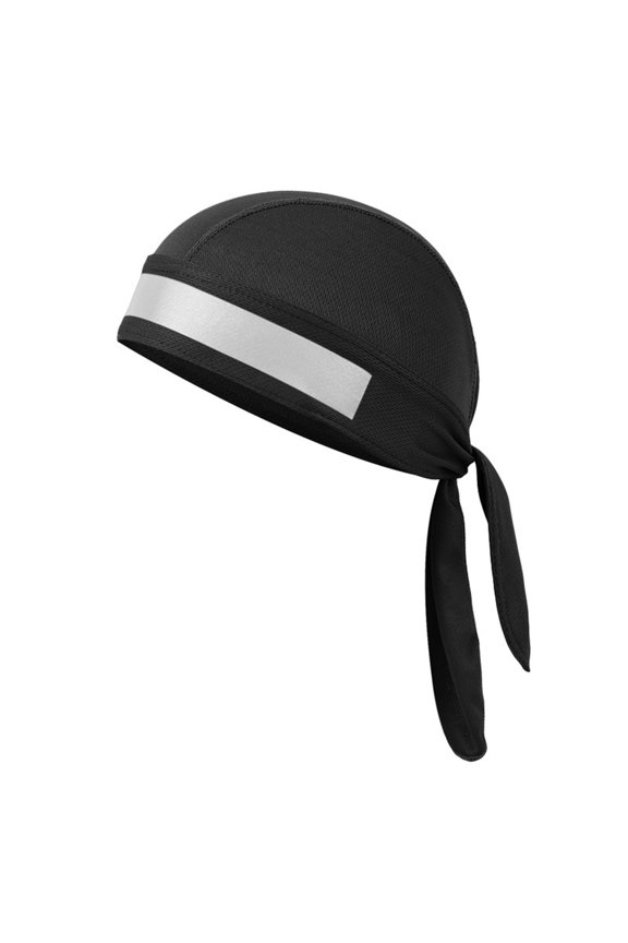 Sports Headscarf with Reflective Strap, Skull Head Wraps Quick-Drying Hats, Biker Beanie Hat for Men and Women, Multicolor