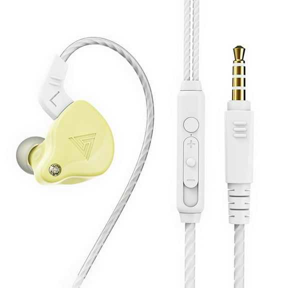 Sports Headset Music Earphone in-line Control with Mic Detachable Replaced Cable