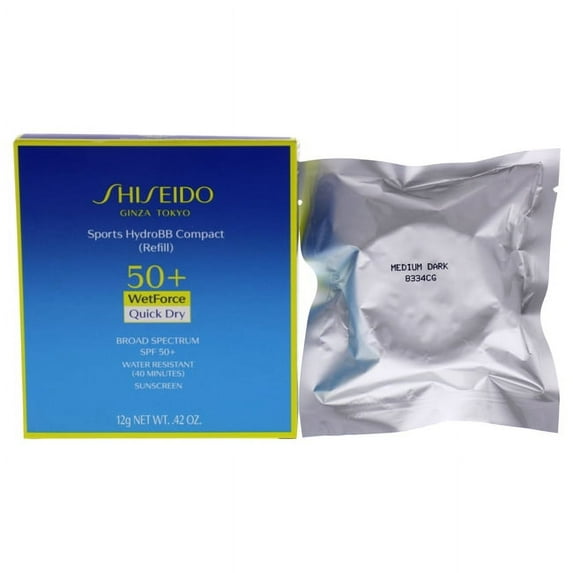 Shiseido Sports HydroBB Compact Refill SPF 50 - Medium Dark 0.42 oz Powder