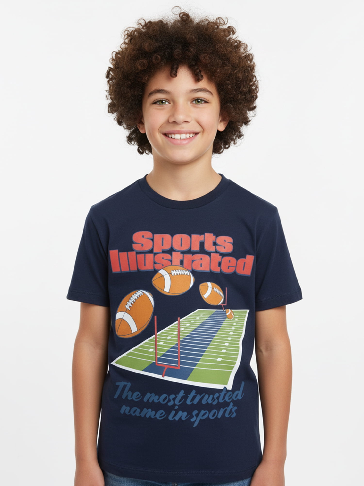 Sports Illustrated Boys' & Big Boys' Graphic Tee with Short