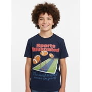 Sports Illustrated Boys' & Big Boys' Graphic Tee with Short Sleeves, Sizes 4-18