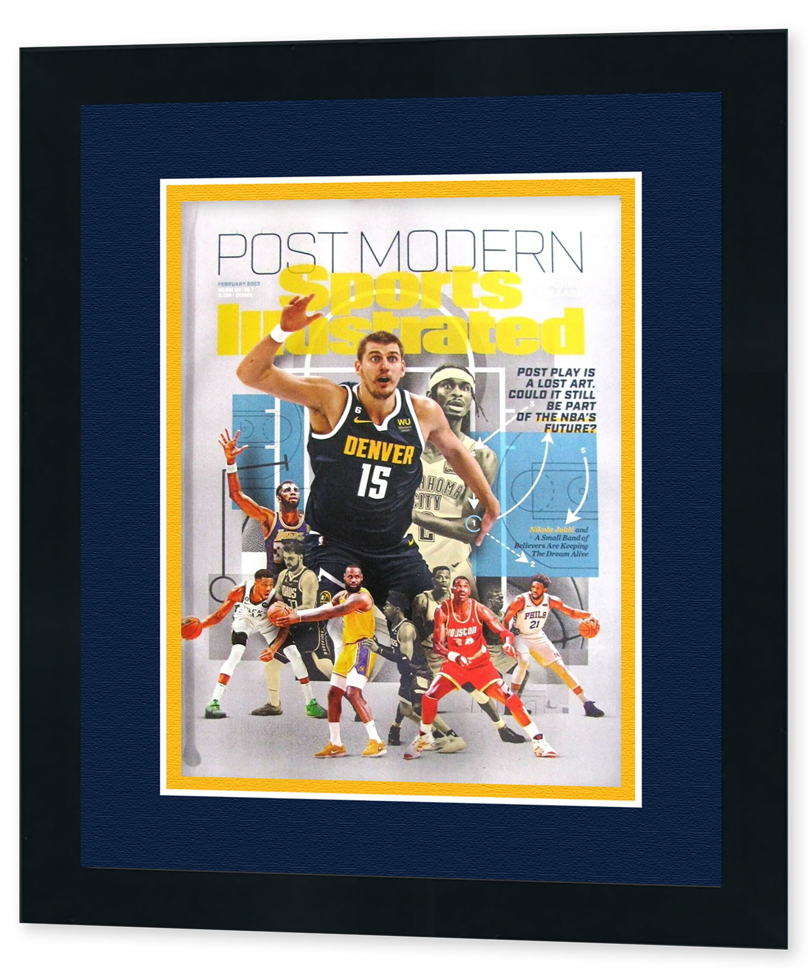 Sports Illustrated Magazine Frame Black 8x10.5 Inches AcidFree