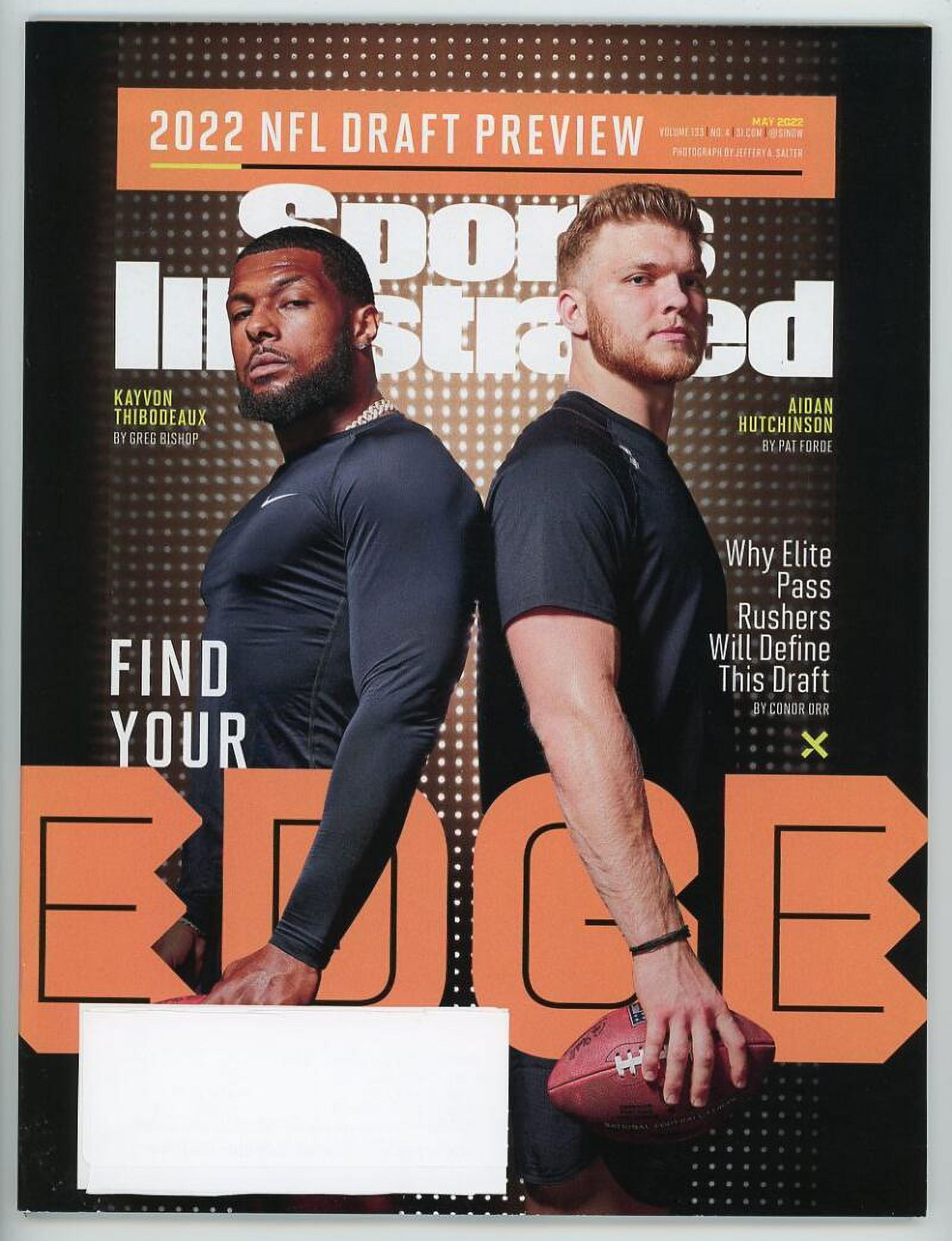 Sports Illustrated Magazine MAY 2022 Kayvon Thibodeaux and Aidan