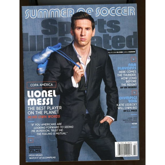 Sports Illustrated May 30 2016 Lionel Leo Messi Argentina Soccer Newsstand