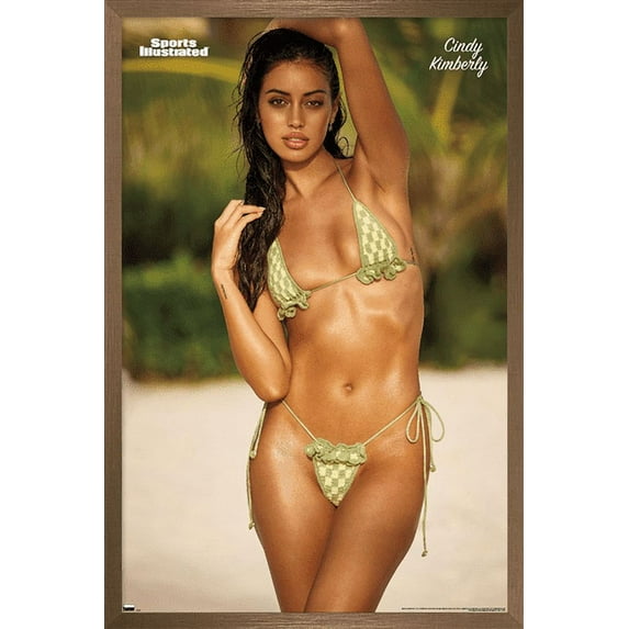 Sports Illustrated: Swimsuit Edition - Cindy Kimberly 22 Wall Poster, 14.725" x 22.375" Framed