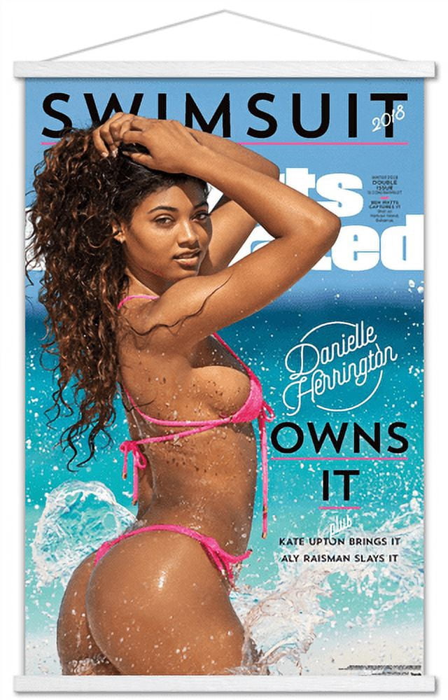 Sports Illustrated: Swimsuit Edition - Danielle Herrington Cover 18 Wall Poster with Magnetic Frame, 22.375" x 34"