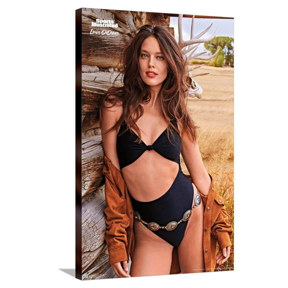 Sports Illustrated: Swimsuit Edition - Emily DiDonato 20 Canvas Wall Poster, 22.375" x 34"