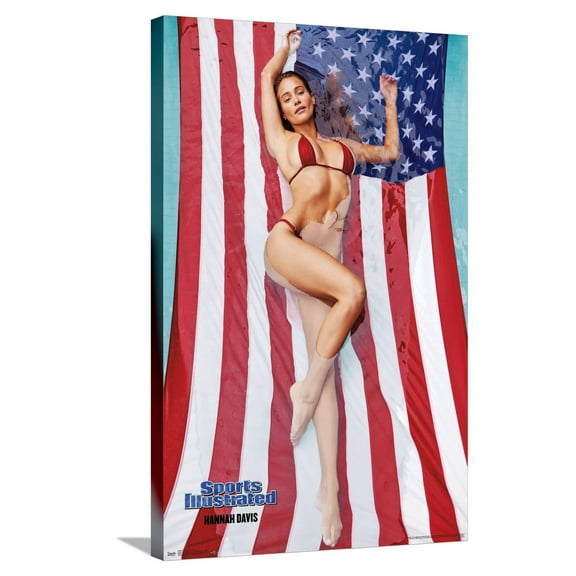 Sports Illustrated: Swimsuit Edition - Hannah Davis 15 Canvas Wall Poster, 22.375" x 34"