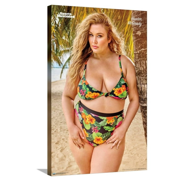 Sports Illustrated: Swimsuit Edition - Hunter McGrady 22 Canvas Wall Poster, 22.375" x 34"