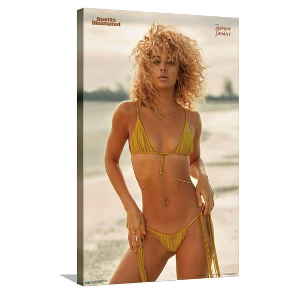 Sports Illustrated: Swimsuit Edition - Jasmine Sanders 21 Canvas Wall Poster, 22.375" x 34"