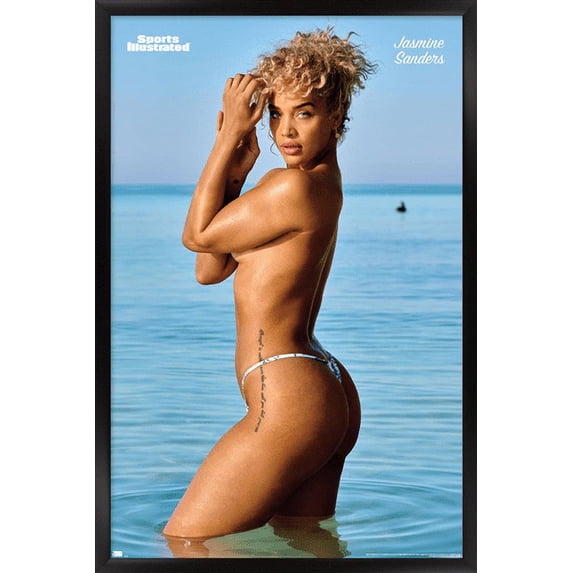 Sports Illustrated: Swimsuit Edition - Jasmine Sanders 22 Wall Poster, 22.375" x 34" Framed