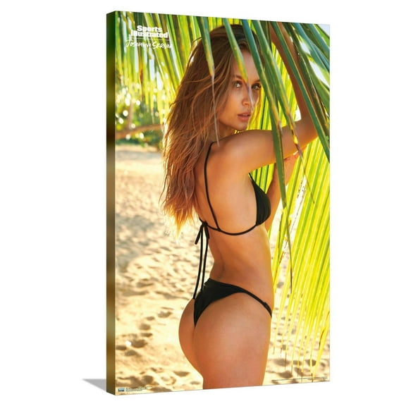 Sports Illustrated: Swimsuit Edition - Josephine Skriver 20 Canvas Wall Poster, 22.375" x 34"