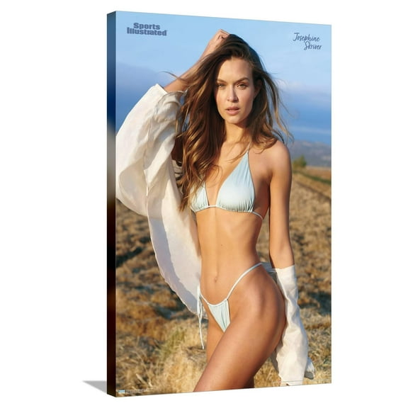 Sports Illustrated: Swimsuit Edition - Josephine Skriver 21 Canvas Wall Poster, 22.375" x 34"