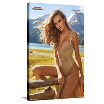 Sports Illustrated: Swimsuit Edition - Josephine Skriver 22 Canvas Wall Poster, 22.375" x 34"