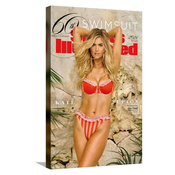 Sports Illustrated: Swimsuit Edition - Kate Upton Cover 24 Canvas Wall Poster, 14.725" x 22.375"