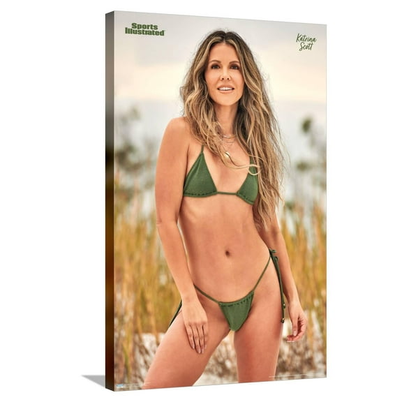 Sports Illustrated: Swimsuit Edition - Katrina Scott 21 Canvas Wall Poster, 22.375" x 34"