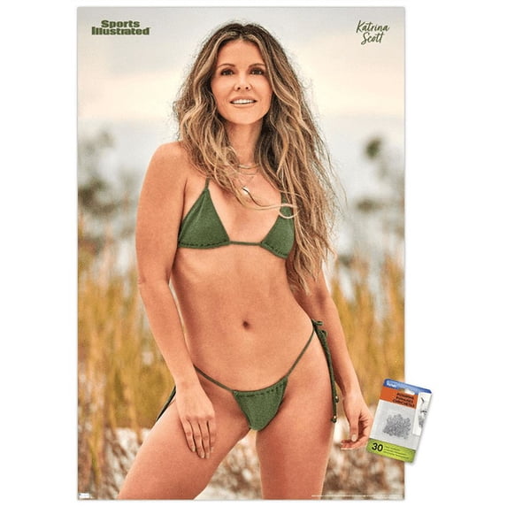 Sports Illustrated: Swimsuit Edition - Katrina Scott 21 Wall Poster with Pushpins, 22.375" x 34"