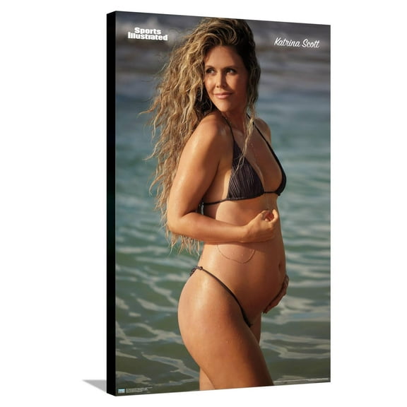 Sports Illustrated: Swimsuit Edition - Katrina Scott 22 Canvas Wall Poster, 22.375" x 34"