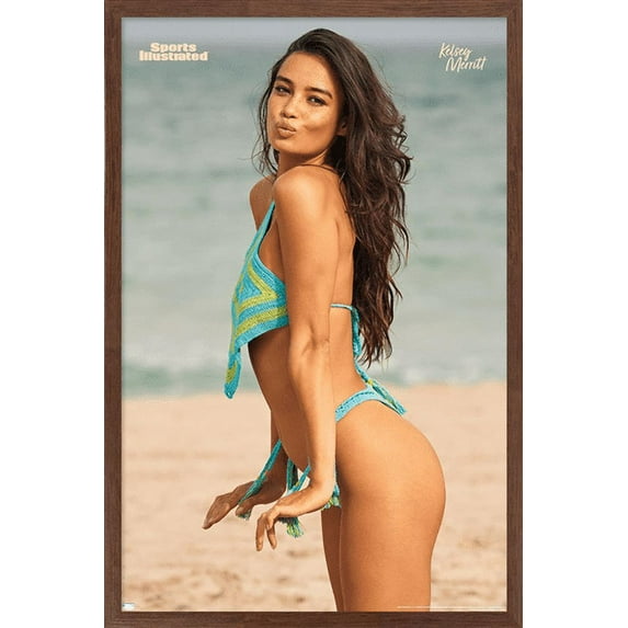 Sports Illustrated: Swimsuit Edition - Kelsey Merritt 21 Wall Poster, 14.725" x 22.375" Framed