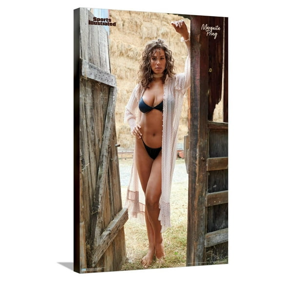 Sports Illustrated: Swimsuit Edition - Marquita Pring 21 Canvas Wall Poster, 22.375" x 34"
