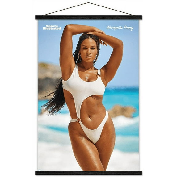 Sports Illustrated: Swimsuit Edition - Marquita Pring 22 Wall Poster with Magnetic Frame, 22.375" x 34"