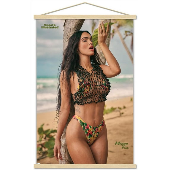 Sports Illustrated: Swimsuit Edition - Megan Fox Tree 23 Wall Poster with Magnetic Frame, 22.375" x 34"