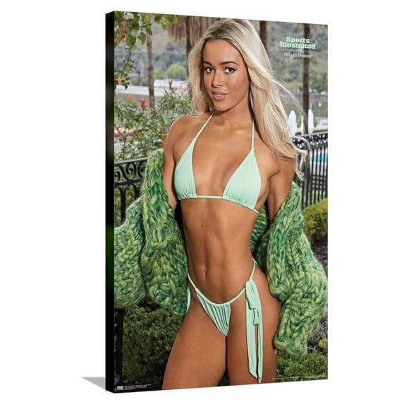 Sports Illustrated: Swimsuit Edition - Olivia Dunne 24 Canvas Wall Poster, 22.375" x 34"