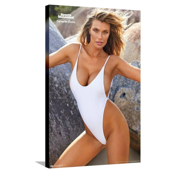 Sports Illustrated: Swimsuit Edition - Samantha Hoopes 20 Canvas Wall Poster, 22.375" x 34"