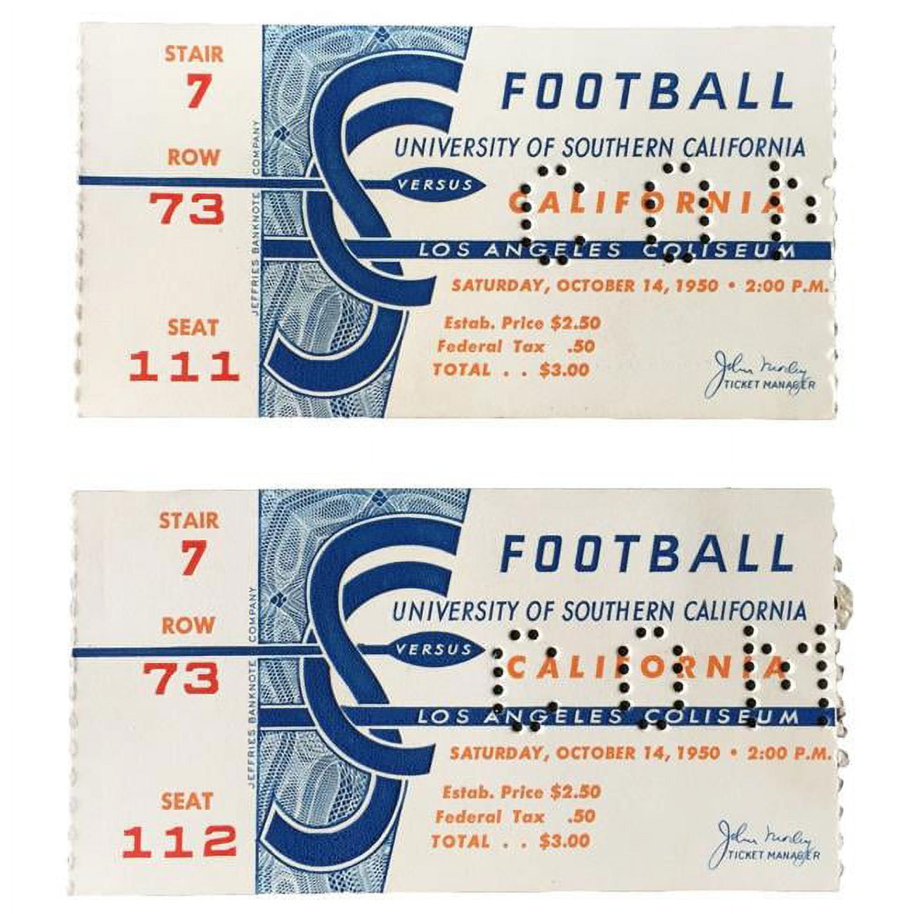 Sports Integrity 20094 USC Trojans vs California Golden Bears 1014