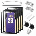 thumbnail image 1 of Sports Jersey Display Case, Large Lockable Shadow Box with 98% UV Protection for Baseball, Basketball, Football, Soccer, and Hockey Jerseys (4 Pack), 1 of 8
