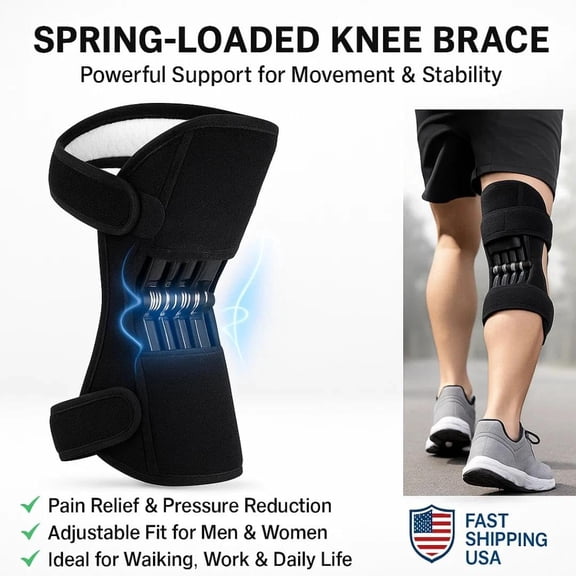 Sports Knee Braces Lightweight, Adjustable Knee Stabilizer Pads for Men Women weak Legs, for Extra Protection and Power