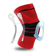 Sports Knee Pads Silicone Spring Strip Support Pressure Strap Knee Protection