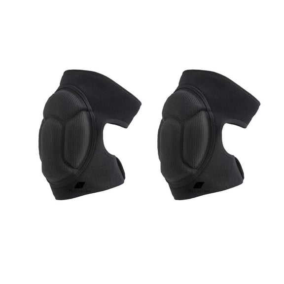 Sports Knee Pads for Dance & Gymnastics, Elastic EVA Foam Shock Absorption, Breathable & Comfortable Fit for High-Intensity Activities, Black L