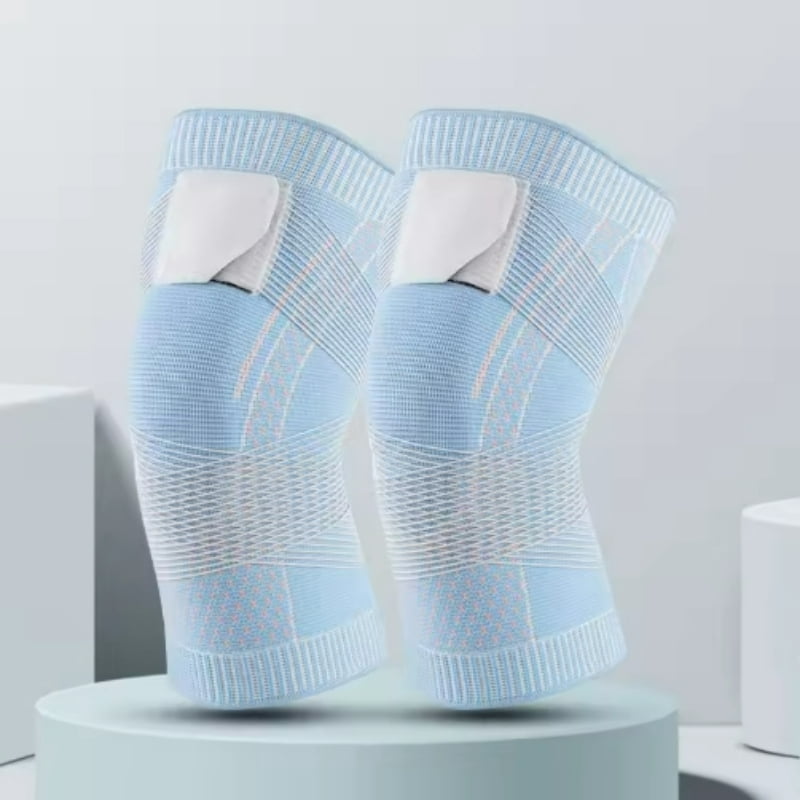 Sports Kneepad Men Women Pressurized Elastic Knee Pads Support Fitness Gear Basketball Volleyball Brace Protector Bandage