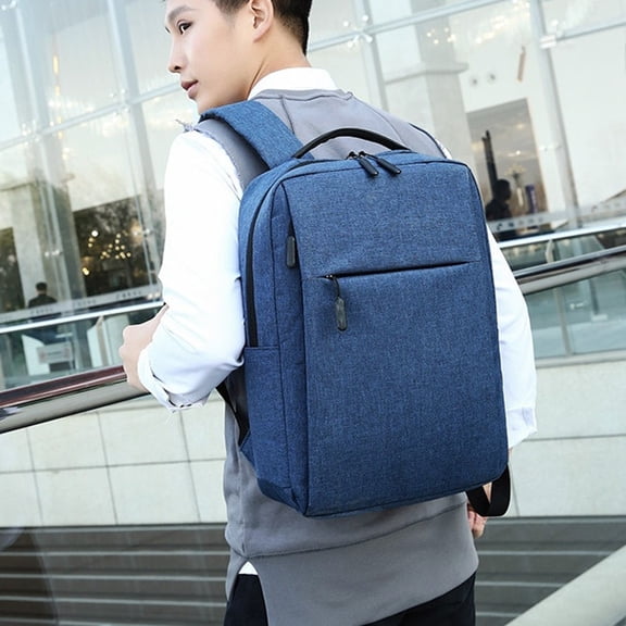 Sports Large Capacity College Students' Backpack,Black Simplified Version