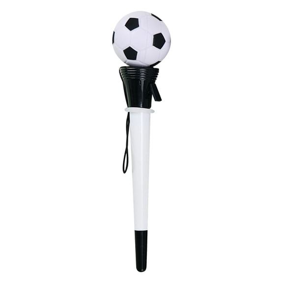 Sports Launcher Pen, Novelty Ballpoint Pen, Interactive Writing Tool, Multi-Sport Design Basketball Soccer Football for Office Party Favor Event(ScoreBall)