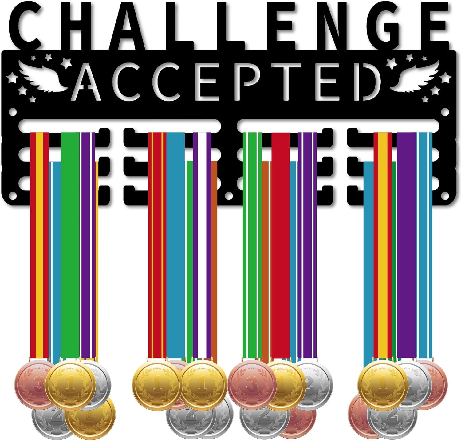 CREATCABIN Acrylic Medal Holder Dance Dancer Medals Hanger Display Stand Wall Mount Hanger - View #5