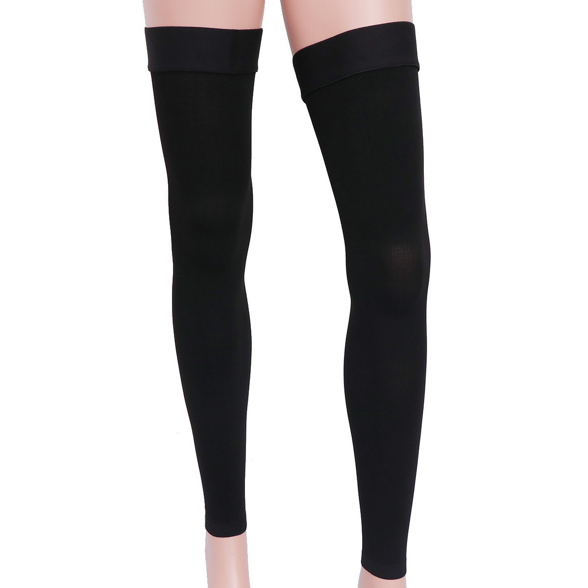 Sports Medical Thigh High Compression Stockings Footless Compression