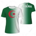 thumbnail image 1 of Sports Mesh T-shirt Algeria Flag For Running Bike Soccer Tennis Football Fitness Tees 3D Printed Custom, 1 of 1